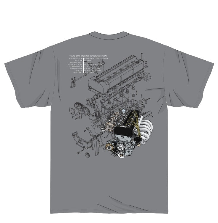 OS Giken TC24 Legacy Tee - GRAY